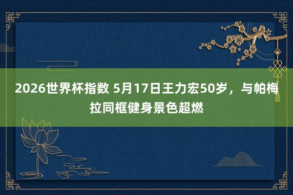 2026世界杯指数 5月17日王力宏50岁，与帕梅拉同框健身景色超燃